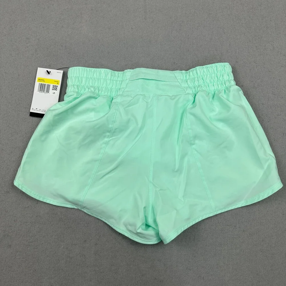 Nike Swift Running Shorts Women Small Green Dri-FIT Reflective Training Lining S